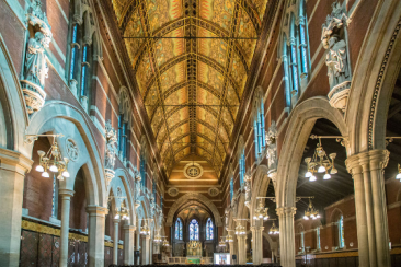 Interior of St Mary Magdalene Church