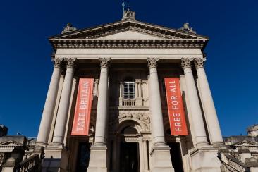 The exterior of Tate Britain