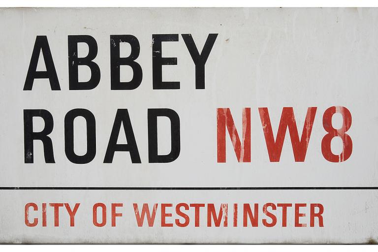 Abbey Road street sign