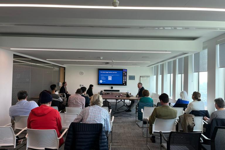 A room showing attendees to the leaseholder's conference 2022