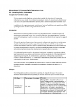 CIL Spending Policy Statement 2022