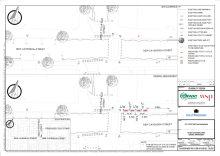 West End cycle stand locations - 2