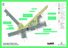 Connaught Village Green scheme layout