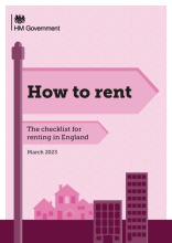 How to rent - checklist for renting in England