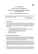 A6 Early Years Supplementary Grant EYSG 2023/24,  13 November 2023