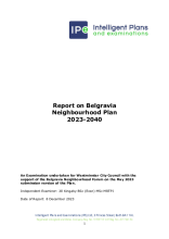 Belgravia Neighbourhood Plan Examiner's Report 