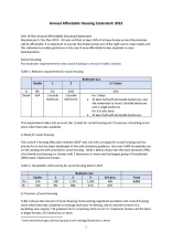 Annual Affordable Housing Statement 2022 (December 2022)