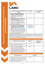 LABC Regularisation guidance notes