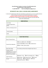 Churchill Gardens hall booking form