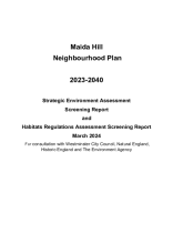 Habitats Regulation Assessment and Strategic Environmental Assessment Screening Report