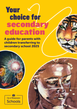 Secondary school admissions brochure, 2025