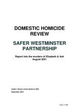 Full report of the Domestic Homicide Review into the murders of Elizabeth & Ash, August 2021