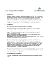 Annual Complaints Review 2023-24