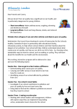 Parent handout, Schools Healthy Commutes project