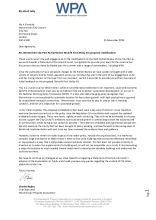 SCG_014a Westminster Property Association Response Letter to the Proposed Modifications for Policy 43 Retrofit First