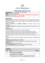 Agenda, Schools Forum meeting, 13 January 2025