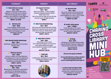 Charing Cross Library mini-hub winter programme