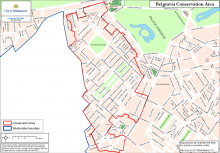 Belgravia conservation area map