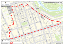 Dorset Square conservation area map