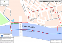 Churchill Gardens Conservation Area Map