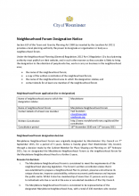 Marylebone Re-designation Decision (2021)