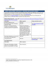 Lawful development proposed use or development checklist