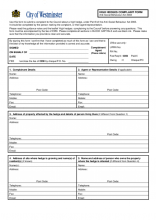 High hedges complaint form